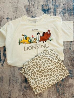 Primark Disney Lion King Pajama Set – Size S (fits M/L) ✨